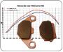 Brake pads sinter Explorer Trasher 320 450 520 rear
