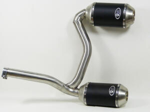 Can Am Renegade 1000 Double exhaust with e-mark