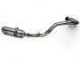 Exhaust Can Am DS450 complete with front pipe in stainless steel