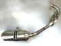Exhaust Piaggio X8 / X7 / MP3 125cc stainless steel with e-mark