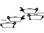 2x Bremsbelag Can Am Renegade 500 / 800 / 1000 hinten ab Bj. 2012