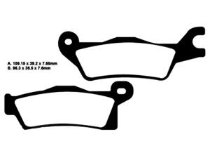 4x Bremsbelag Can Am Renegade 500 / 800 / 1000 G2 Sinter vorne + hinten ab Bj. 2012