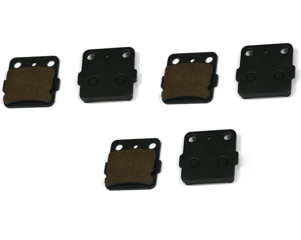 3x Bremsbeläge für Yamaha YFM 350 R Raptor vorne + hinten