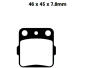 2x Brake pads front Suzuki LTZ 250