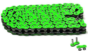 Kettensatz X-ring SMC 500 / 520 Canyon / RAM 503 RR Wildcat Kette grün 15/32