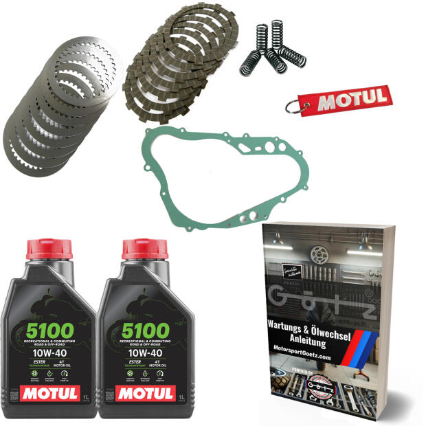 Kupplung für Suzuki DRZ 400 & Dichtung Motul Öl