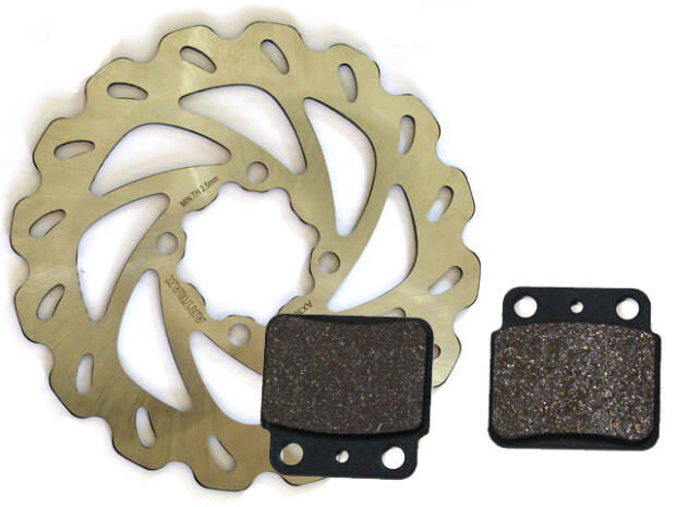 Bremsen kit Bremsscheibe mit Bremsbelag hinten Suzuki LTZ 400