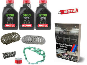 Kupplung für Suzuki DR 650 R 90-96 Kupplungslamellen Stahllamellen Kupplungsfedern Dichtung Öl