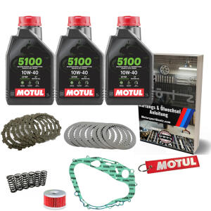 Kupplung für Suzuki DR 650 R 90-96 Kupplungslamellen Stahllamellen Kupplungsfedern Dichtung Öl