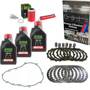 Kupplungs Kit für KTM Adventure 640 LC4/LC4-E Kupplung Öl Motul Dichtung Ölablassschraube Anleitung