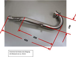 Collecteur Inox BIG SIZE pour Yamaha XT 600 E