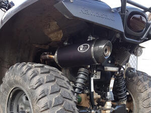 Exhaust Kawasaki KVF 750 Brute Force with e-mark