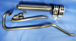 Exhaust Kawasaki KVF 650 Brute Force with e-mark
