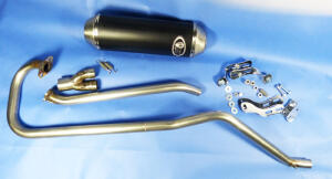 Auspuff Kawasaki KVF 750 Brute Force ABE Black Edition