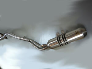 Auspuff für Kawasaki KVF 700 Prairie mit ABE Auspuffanlage