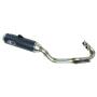 Exhaust system for Adly Herkules Supermoto 500S