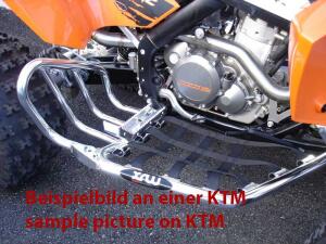 Nerfbar für Honda TRX 700 mit Heel Guard und Race Pegs