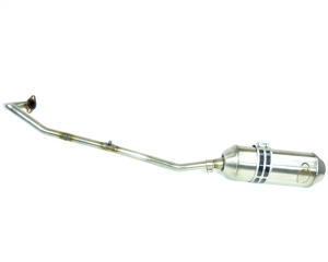 Auspuff für Daelim ET 250-300 Edelstahl Edition Komplett Auspuffanlage