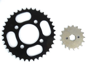 Tuning sprocket kit 34 / 15 teeth for Shineray 250 STIXE / ST-9E