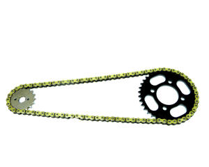 Kettensatz Shineray 250 STIXE / ST-9E 17/37 Kette Gold...