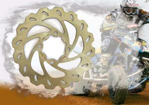 Wave Bremsscheibe hinten Yamaha Raptor YFM 660R 660 R + Bremsbelag