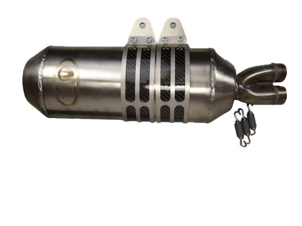 Auspuff für Kawasaki KVF 750 / 650 Brute Force slip on Edelstahl