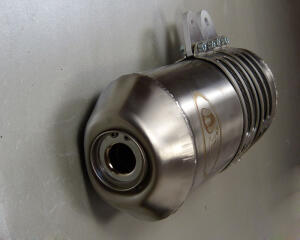 Auspuff für Kawasaki KVF 750 / 650 Brute Force slip on Edelstahl