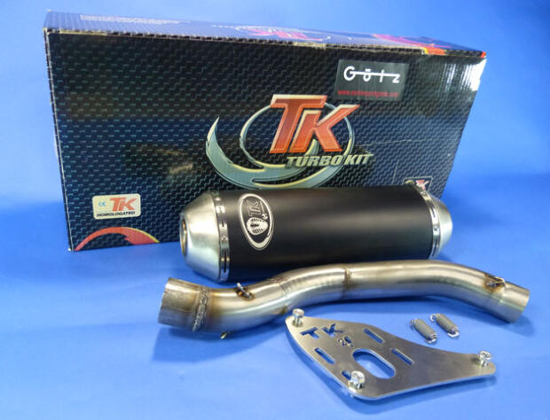 Auspuff Yamaha Raptor YFM 350 R Black Edition