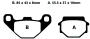 Aeon MY 125 Brake pads rear
