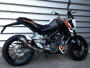 Auspuff für KTM Duke 125 GP Style Carbon Bj.11-16