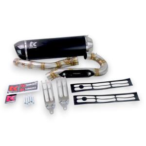 Auspuffanlage für KTM SX/SMR 450–500 mit ABE & Carbon Endkappe