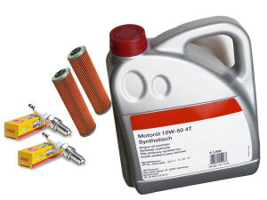 2x oilfilter + spark plug KTM Adventure 950 LC8 + power...