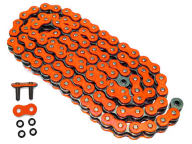 Kette 520 x120 Glieder für KTM orange X-Ring doppelt verstärkt 5/8 x 1/ 4