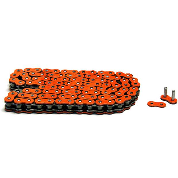 Kette 520 x114 Glieder KTM orange doppelt verstärkt 5/8 x 1/ 4