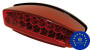 LED taillight "Monster" red lens e-mark