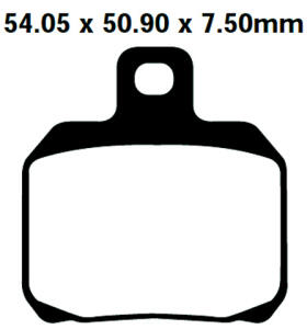 Bremsbeläge Peugeot Satelis 500 hinten