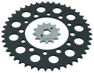 Kettenrad für Yamaha XVS 125 Drag Star -- 520 Umrüstkit auf stärkere Kettenteilung Zähnezahl 47