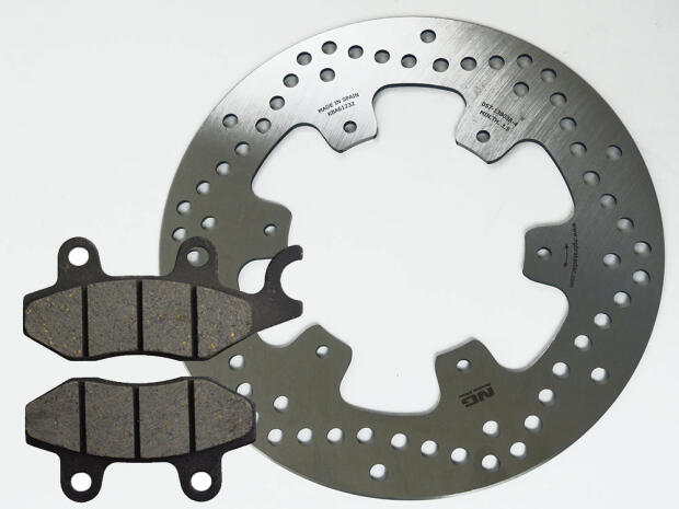 Bremsscheibe Yamaha XTZ 750 Super Tenere + Bremsbelag hinten