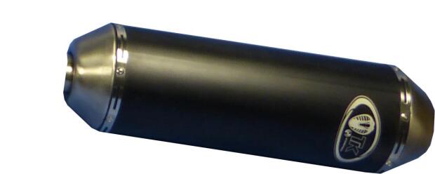 Exhaust with front pipe SMC Bronco 300 with e-mark Black Edition