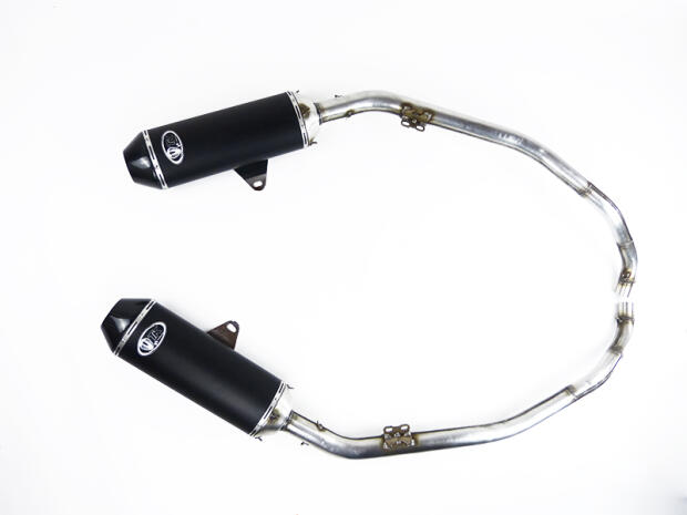 Auspuff für KTM Rally 690 Carbon mit ABE