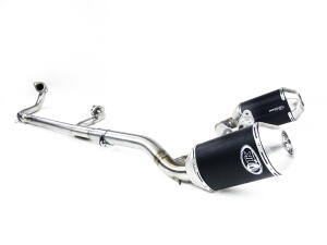Can Am Renegade 1000 Double exhaust with front pipe e-mark