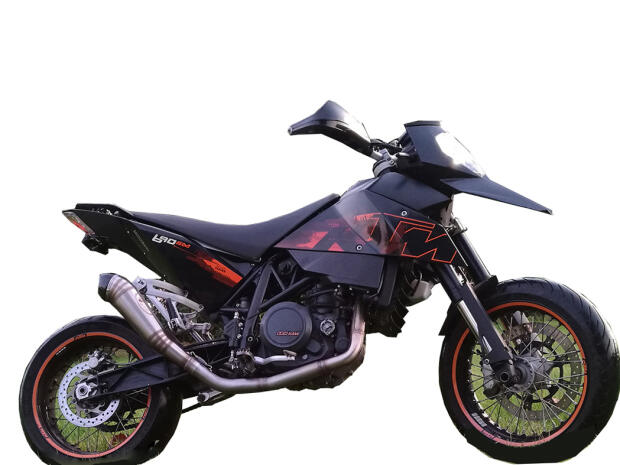 Auspuff für KTM 690 LC4 SM GP mit ABE