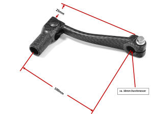 Schalthebel für Yamaha DT 50 R X klappbar