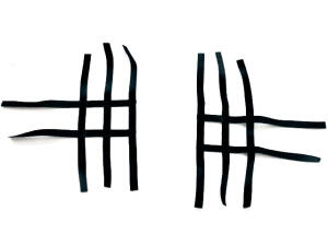 Nerf bar net universal for Suzuki LTZ 400 black 3+2