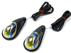 Blinker Verkleidungsblinker LED Mini für Roller Carbon
