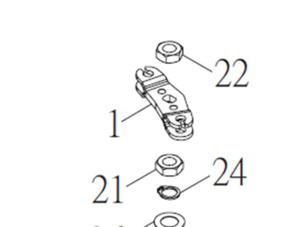 Shift gearshift lever SMC Barossa