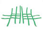 Nerf bar net universal for Polaris Outlaw green