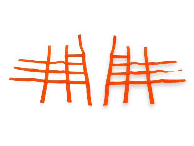 Nerf bar net Polrais Outlaw 525 Quad ATV orange