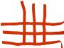 Nerf bar net universal for Quad ATV red