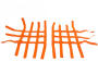 Nerfbar Netz Bombardier CAN AM DS 650 orange Nerf bar R1 4+3